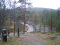 Maisemia anterissa. Portaat saunalle